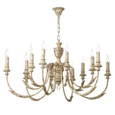 David Hunt Lighting Emile 12 Light Chandelier Rustic French EMI1255